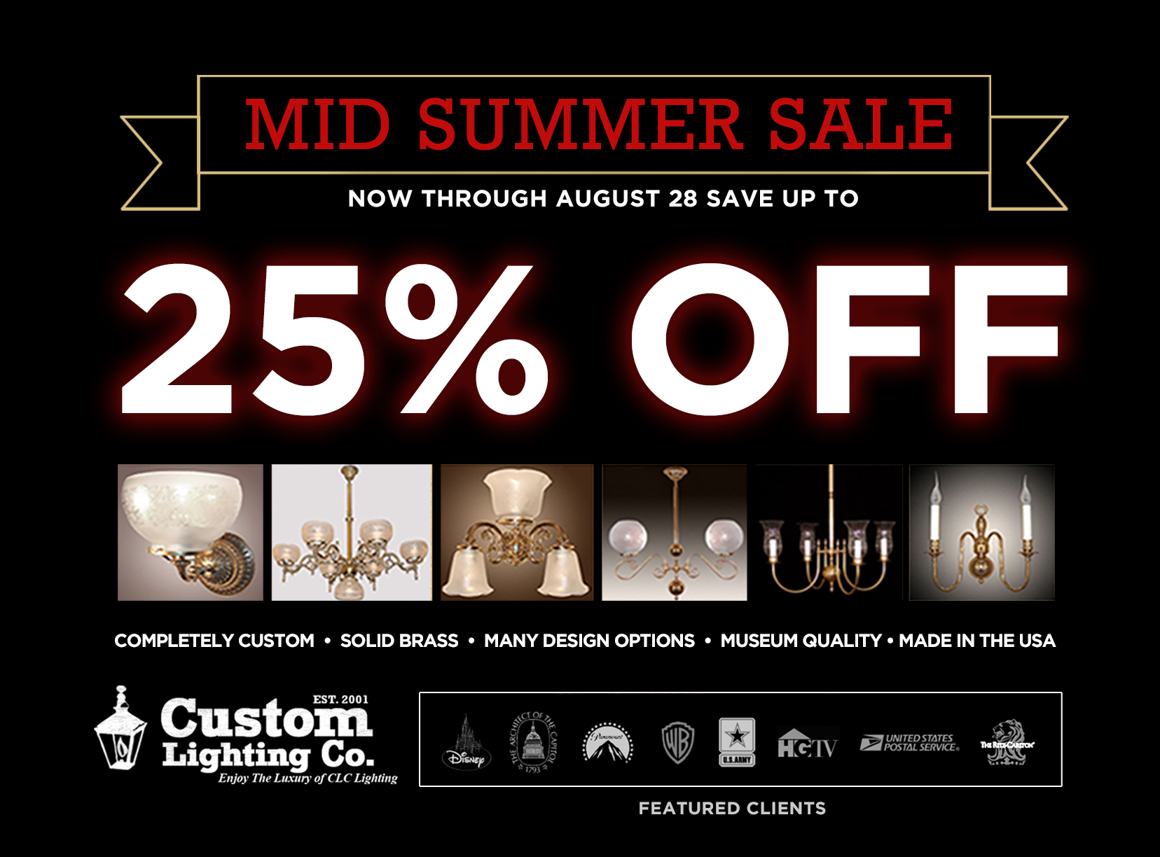 Custom Lighting Company Summer Sale chandeliers wall lights lighting sconces, antique vintage hand crafted unique classic period lights